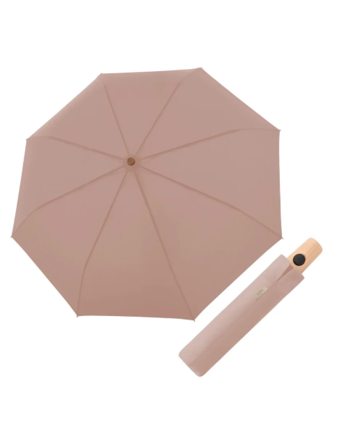 Obrazek DOPPLER NATURE MAGIC Gentle Rose FSC(R) - damska parasolka ECO różowa