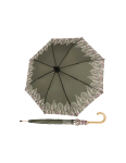 Obrazek DOPPLER NATURE LONG Intention Olive - damski parasol ECO w kolorze zielonym