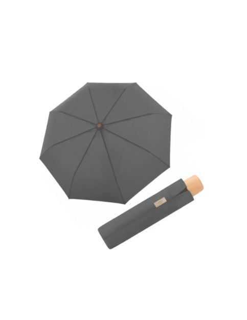Obrazek DOPPLER Nature Mini uni slate grey FSC(R) - parasol ECO antracytowy