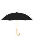 Obrazek DOPPLER NATURE LONG Simple Black - ECO parasol czarny