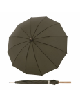 Obrazek DOPPLER Nature Long Bamboo Deep Olive - zielony parasol ECO