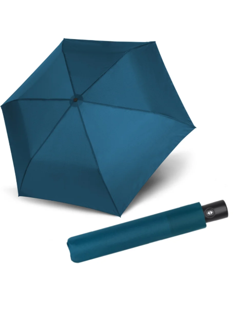 Obrazek DOPPLER Zero-Magic uni crystal blue - damski/męski w pełni automatyczny parasol niebieski