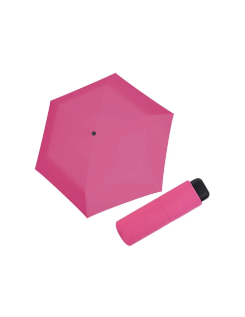 Obrazek DERBY Micro Slim - parasol składany damski/dziecięcy różowy