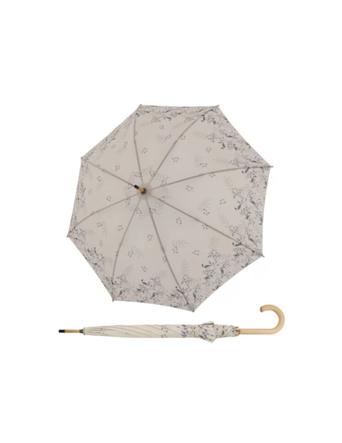 Obrazek DOPPLER NATURE LONG Eden - damski parasol ECO beżowy