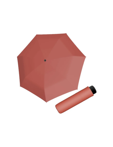 Obrazek DOPPLER Fiber Fun Coral - parasol składany damski/dziecięcy różowy