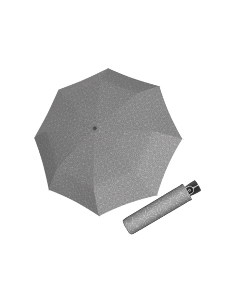 Obrazek DOPPLER Fiber Magic Clear - w pełni automatyczny parasol damski szary