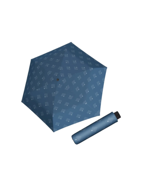 Obrazek DOPPLER Fiber Havanna Night Sky niebieski - damski parasol składany