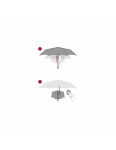 Obrazek DOPPLER Smart Close - parasol z funkcją automatycznego zamykania niebieski