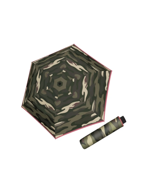 Obrazek DOPPLER Fiber Havanna Camouflage - parasol składany damski zielony