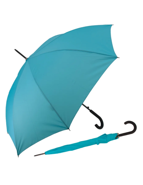 Obrazek DERBY Hit Long Automatic Uni - damski parasol na goleń niebieski