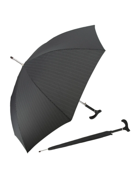 Obrazek DOPPLER Steel Arnold Automatic Fritzgriff - męski parasol hollow point czarny