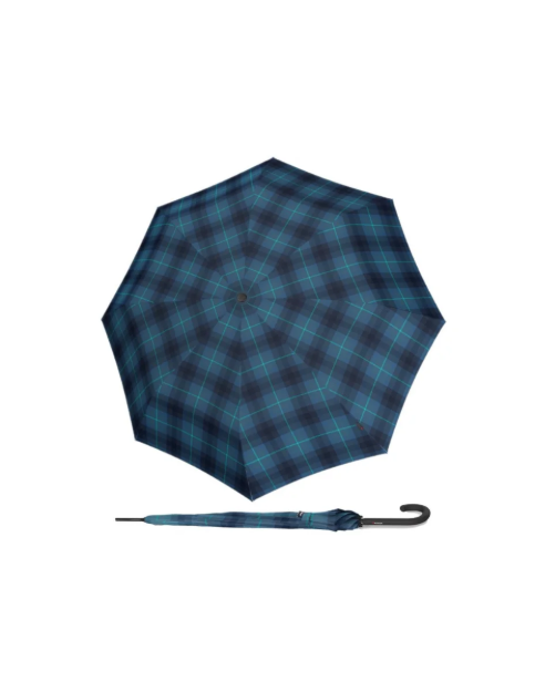 Obrazek KNIRPS A.760 BREATHE - elegancki parasol z trzonkiem w kolorze niebieskim