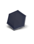 Obrazek KNIRPS ROOKIE NAVY REFLECTIVE - lekki składany parasol niebieski