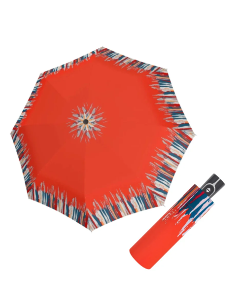 Obrazek DOPPLER Fiber Magic Style - w pełni automatyczny parasol damski czerwony
