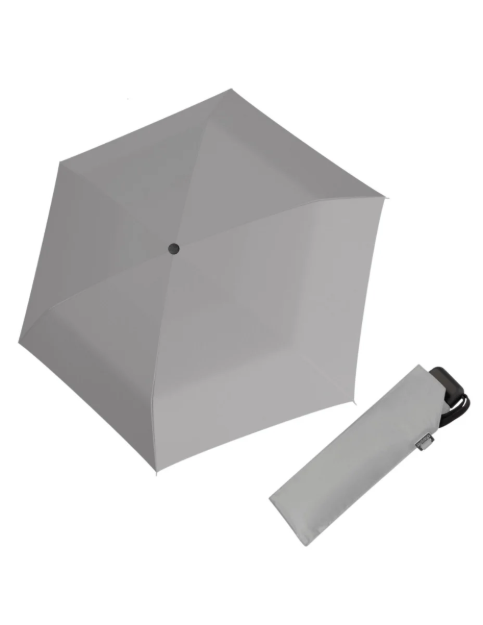 Obrazek DOPPLER Carbonsteel Mini Slim Seasonal - damski parasol składany szary