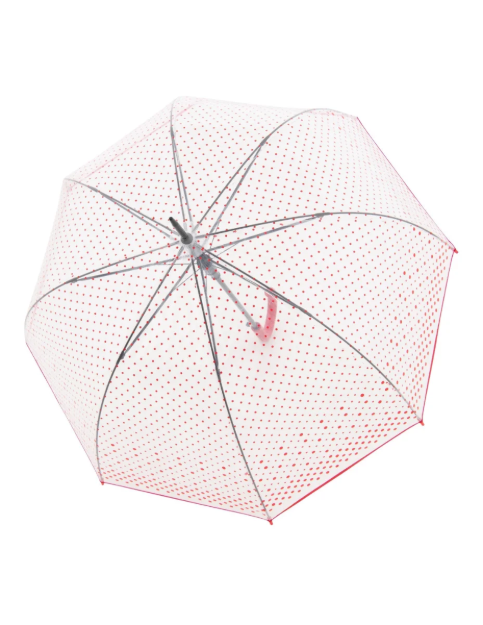 Obrazek DERBY Hit Long Automatik Transparent - przezroczysty damski parasol strzelecki