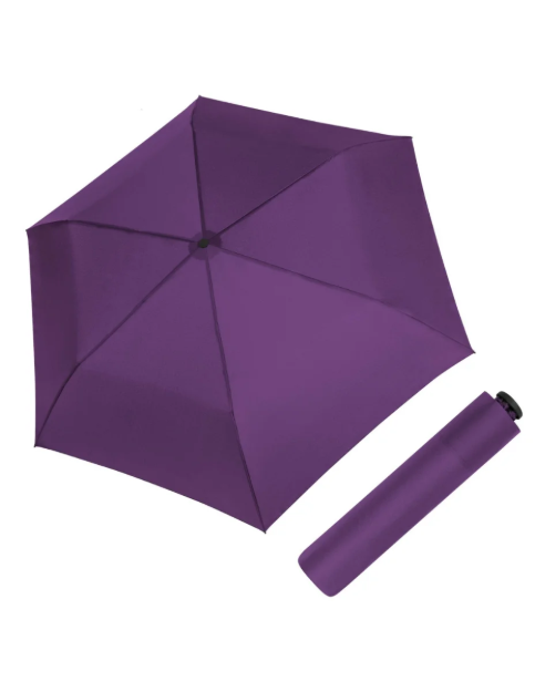 Obrazek DOPPLER Zero 99 Royal Purple - damski parasol składany fioletowy