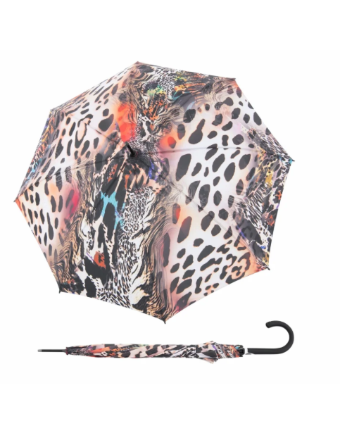 Obrazek DOPPLER Fiber Flex AC Safari - damski parasol na goleń wielokolorowy