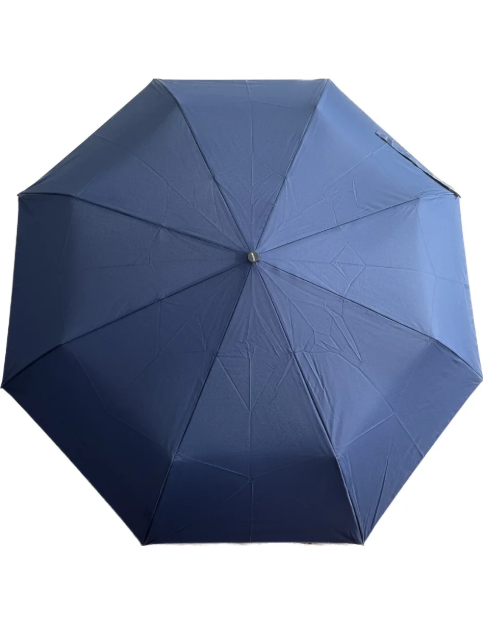 Obrazek DOPPLER Fiber Magic duży Chester uni navy, RH Holz Griff - w pełni automatyczny parasol męski niebieski