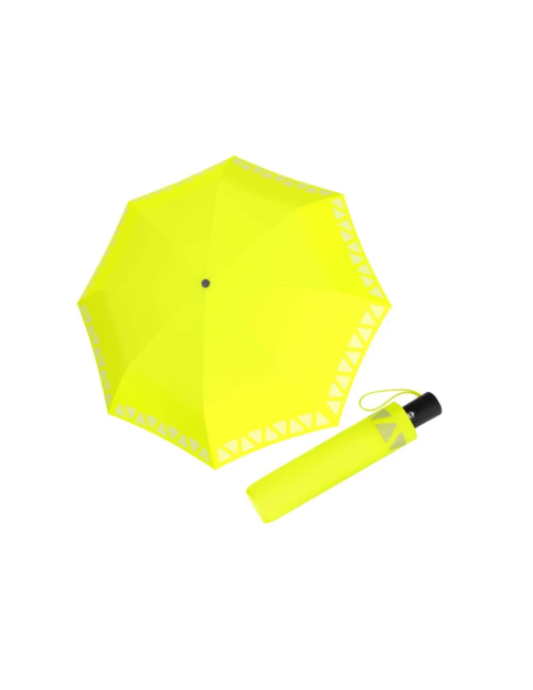 Obrazek DOPPLER Fiber Magic Safety - w pełni automatyczny parasol damski żółty