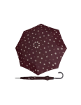 Obrazek DOPPLER Fiber Flex AC Timeless Red Dots - damski beżowy parasol na goleń