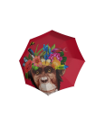 Obrazek DOPPLER Modern Art Magic Flower Monkey - damski w pełni automatyczny parasol wielokolorowy