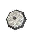 Obrazek DOPPLER Fiber Flex AC Black and White Paisley - damski parasol pod golenie czarny