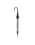 Obrazek DOPPLER Fiber Flex AC Black and White Paisley - damski parasol pod golenie czarny