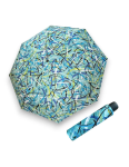 Obrazek DERBY Hit Mini Moving Lines Blue - damski parasol składany zielony