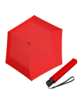 Obrazek KNIRPS U.200 Red - elegancki damski w pełni automatyczny parasol kolorze czerwonym