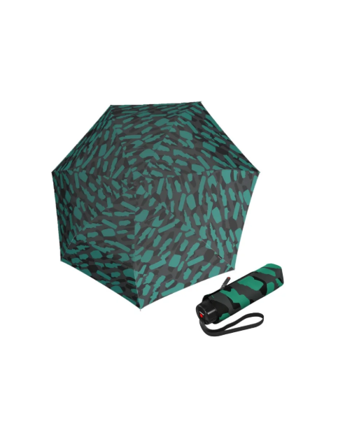 Obrazek KNIRPS T .020 Hunting Ocean - ultralekki składany parasol ECO zielony