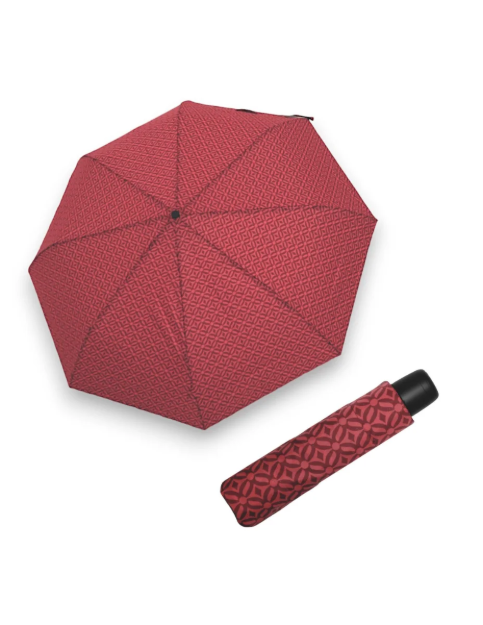 Obrazek DERBY Hit Mini Minimals - damski składany parasol czerwony