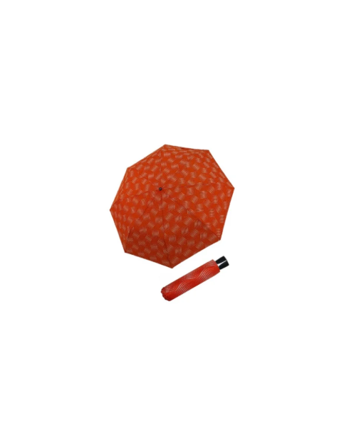 Obrazek DOPPLER Fiber Mini Wave - damski parasol składany pomarańczowy ciemny