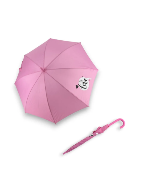 Obrazek Parasol dziecięcy DERBY z nadrukiem różowy
