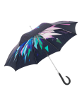 Obrazek DOPPLER MANUFAKTUR Elegance Boheme Starlight - luksusowy parasol damski z abstrakcyjnym nadrukiem