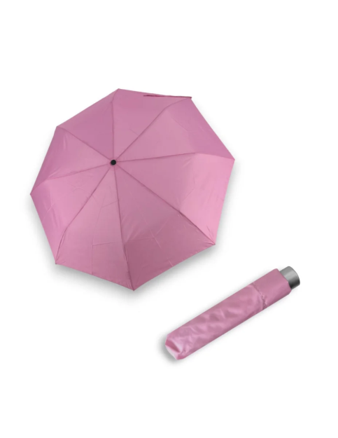Obrazek DERBY Mini Light Uni - parasol składany damski/dziecięcy różowy
