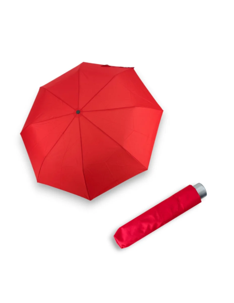Obrazek DERBY Mini Light Uni - parasol składany damski/dziecięcy czerwony