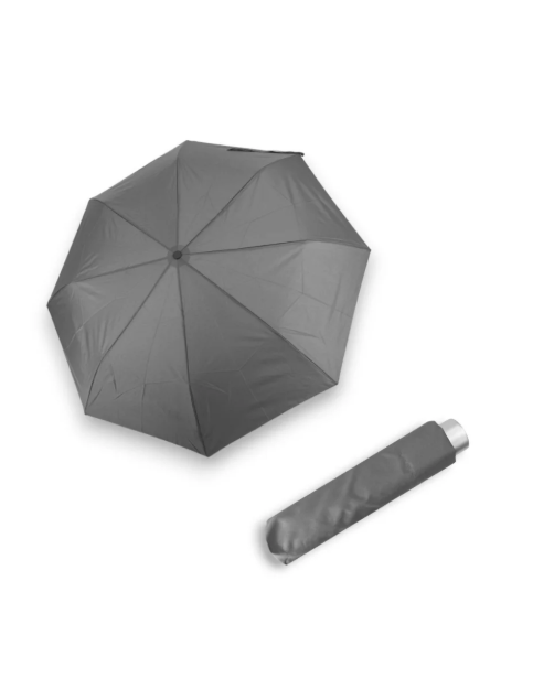 Obrazek DERBY Mini Light Uni - męski składany parasol ciemnoszary