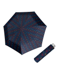 Obrazek DOPPLER Mini Light Emotion niebieski - damski parasol składany