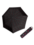 Obrazek DOPPLER Mini Light Emotion czarny - damski parasol składany