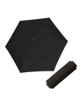 Obrazek DOPPLER Fiber Mini Compact uni Black - damski parasol składany czarny