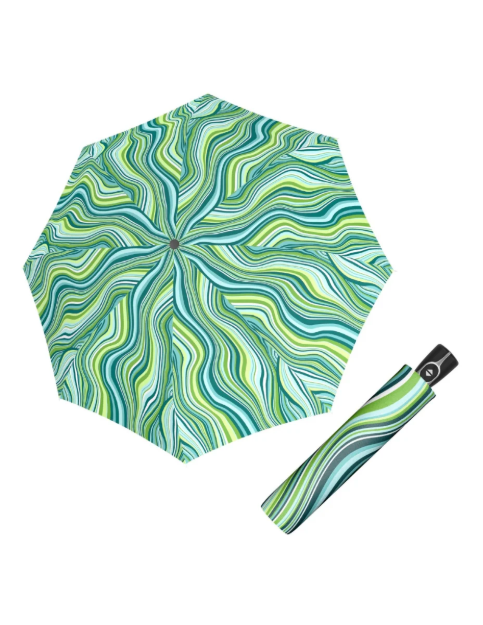 Obrazek DOPPLER Fiber Magic Fresh lemon - w pełni automatyczny parasol damski wielokolorowy
