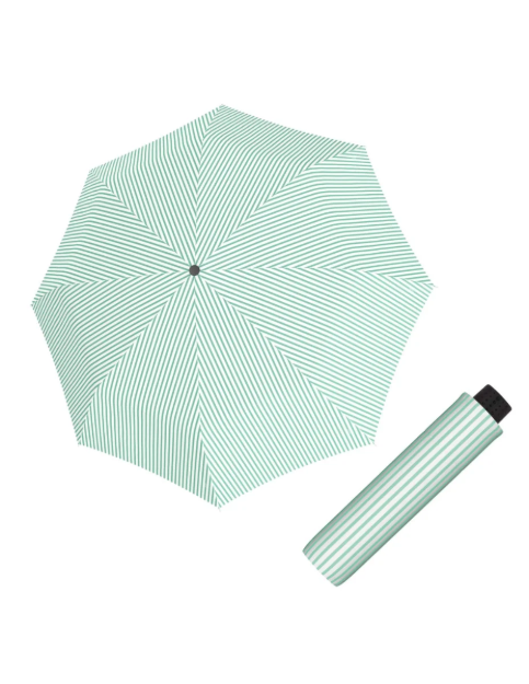 Obrazek DOPPLER Fiber Havanna Sailing Day Mint - damski parasol składany jasnozielony