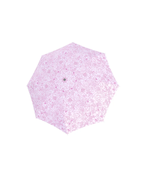 Obrazek DOPPLER Fiber Mini Giardino breezy lilac - damski parasol składany fioletowy