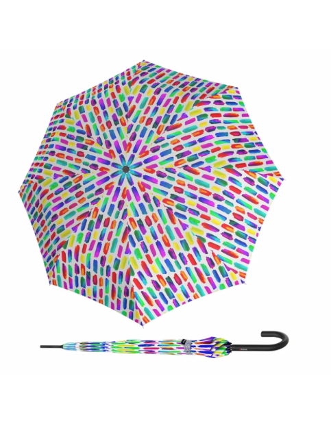Obrazek KNIRPS A.760 automatyczny kij do tworzenia kryształowych eleganckich parasoli wielokolorowych