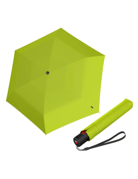 Obrazek KNIRPS U.200 Duomatic Lime - elegancki damski w pełni automatyczny parasol kolorze jasnozielonym