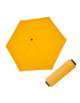 Obrazek DOPPLER Fiber Mini Compact uni Gold Fusion - damski parasol składany żółty