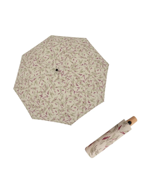 Obrazek DOPPLER NATURE MAGIC Wind FSC(R) - damski parasol ECO w kolorze beżowym