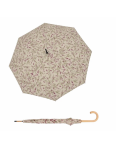 Obrazek DOPPLER NATURE LONG WIND - damski parasol ECO beżowy