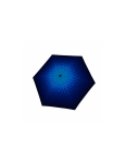 Obrazek DOPPLER Carbonsteel Mini Slim Fusion niebieski - damski parasol składany
